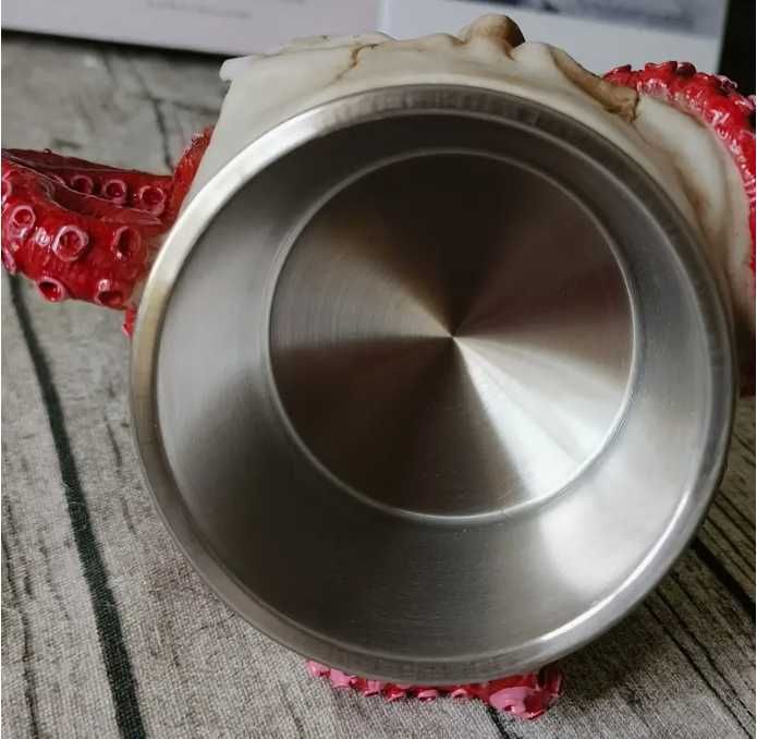 Caneca Caveira com Tentáculos