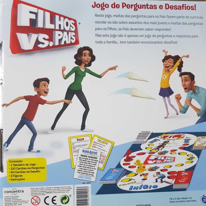 Filhos Vs Pais novo e selado