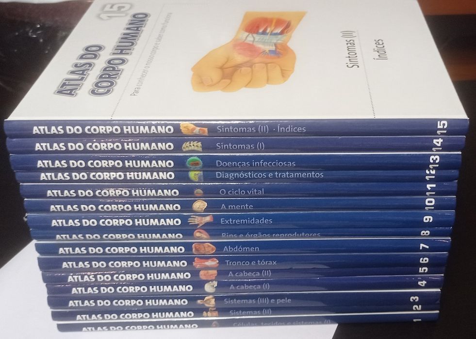 Altas do corpo humano 15 livros