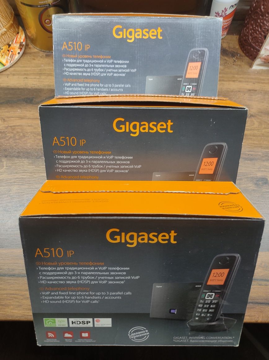 Gigaset A510 IP,  IP-телефон (радиотелефон и IP-станция)