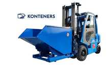 Kontener 1m3 1000 L , Kontener samowyładowczy / Pojemnik metalowy