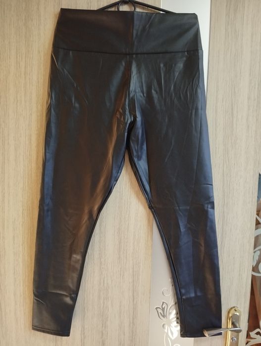 Утеплені лосіни, штани еко шкіра. Розмір ХХЛ.