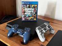Playstation 4 Slim + 2 pady + Grand Theft Auto V