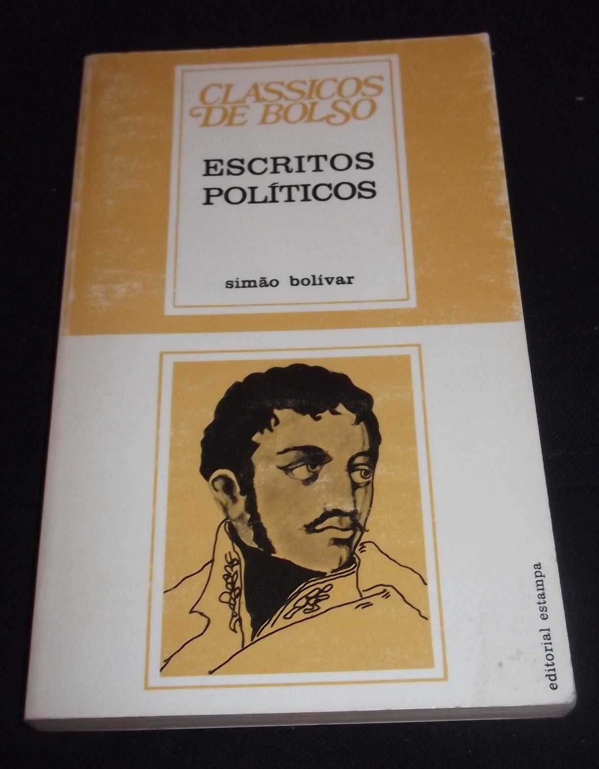 Livro Escritos Políticos Bolívar Estampa
