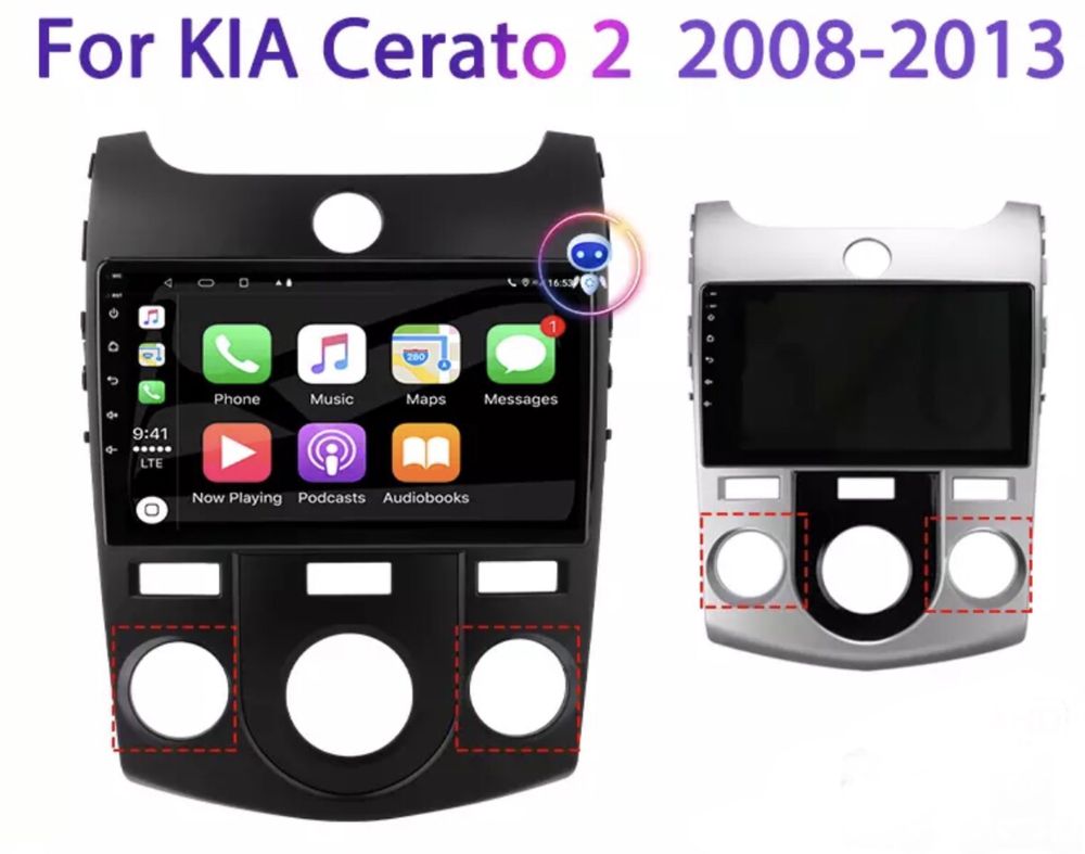 Штатная магнитола KIA Serato Forte 2008-2013 ANDROID 10