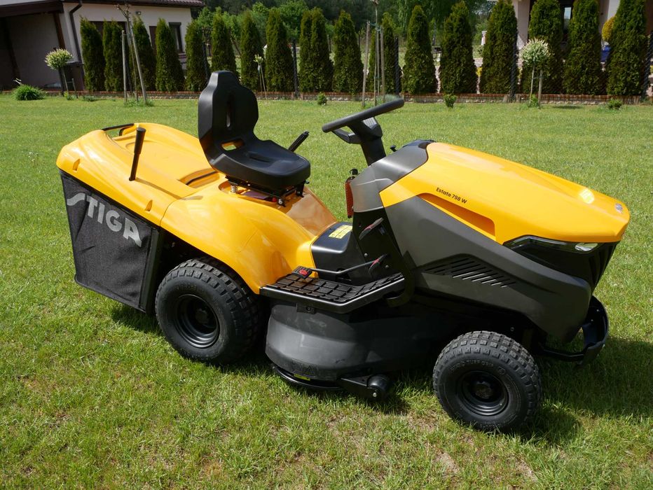 STIGA 798W 2 cylindry silnik 600 cm Kosiarka Traktorek NOWA Transport