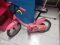 Bicicleta menina cor de rosa