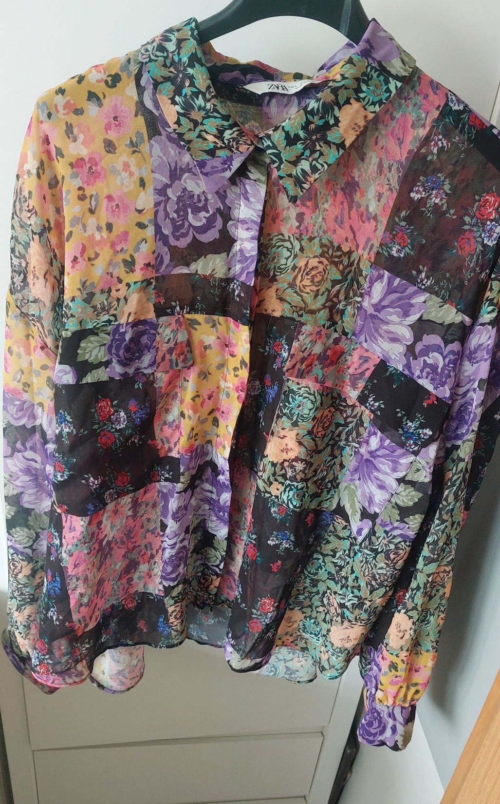 Koszula boho Zara kwiaty M, L