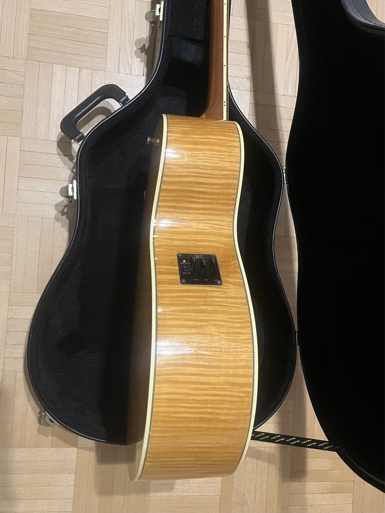 Gitara akustyczna Stafford SAJ-1500Z flame maple rzadkość