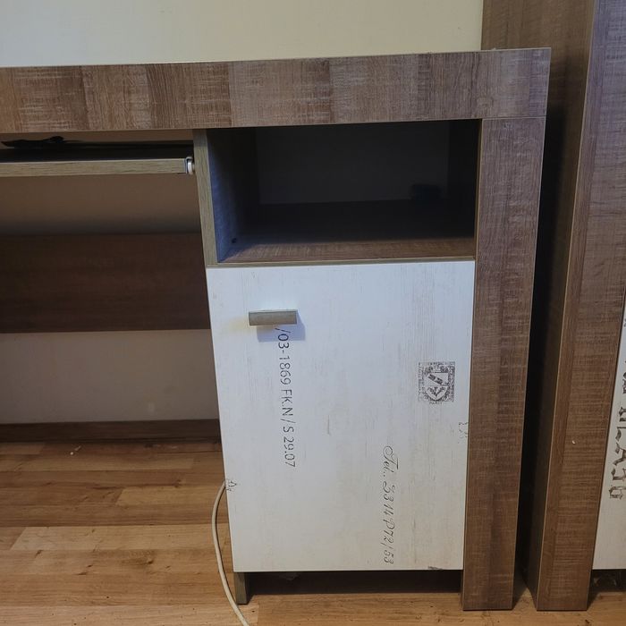 Biurko młodzieżowe + półka | solidne, stan bardzo dobry