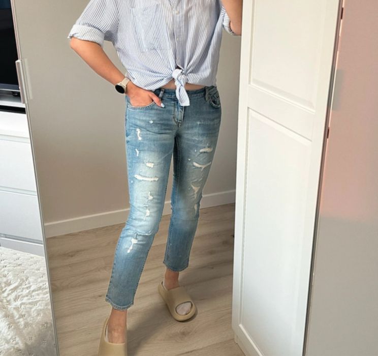 Paka spodnie rurki spodnie typu proste Zara S M