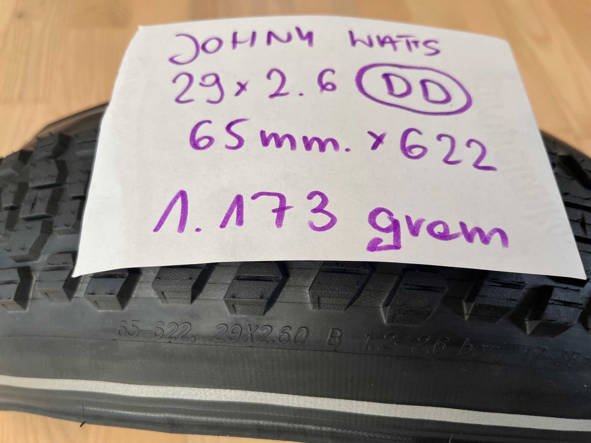 Opona Schwalbe Johnny Watts 29x2.6 elektryk ebike DD wzmocniona asfalt