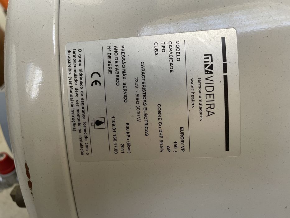 Termo-acumulador 150L