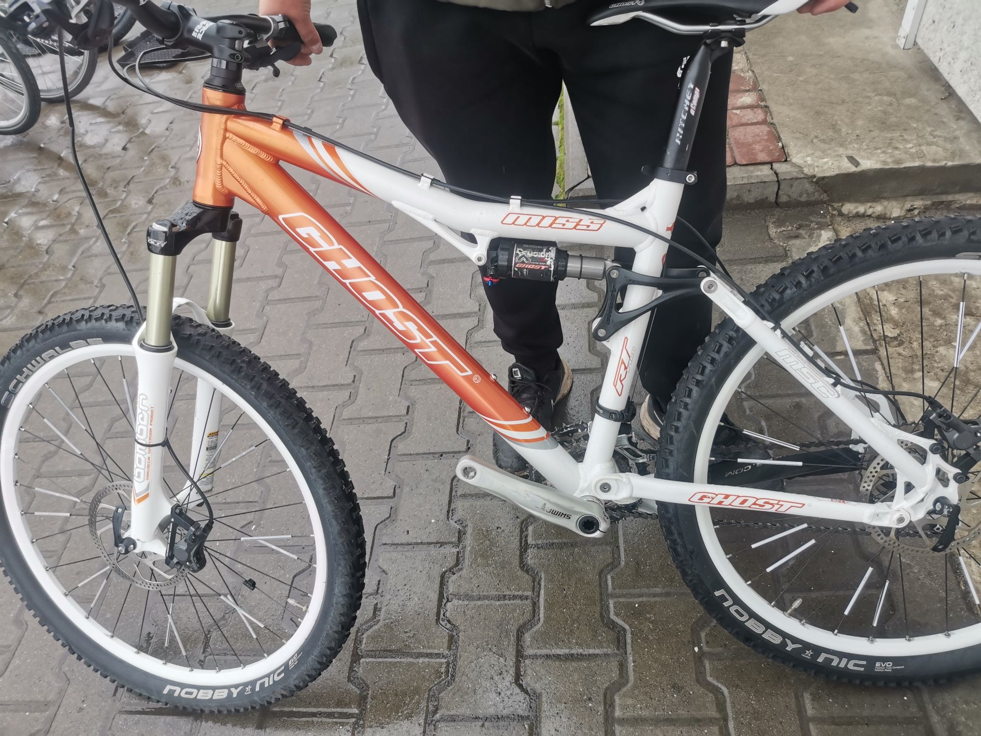 Велосипед двохпідвіс Ghost Marzocchi Bomber Air Shimano Deore Xt