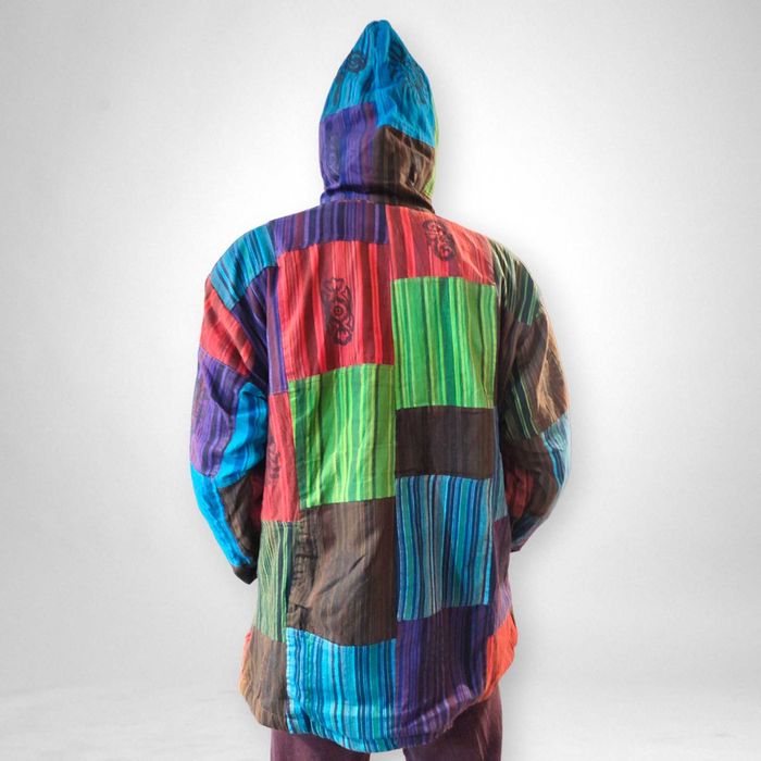 Festiwal Boho Indie Bluza Kurtka Z Kapturem Unisex