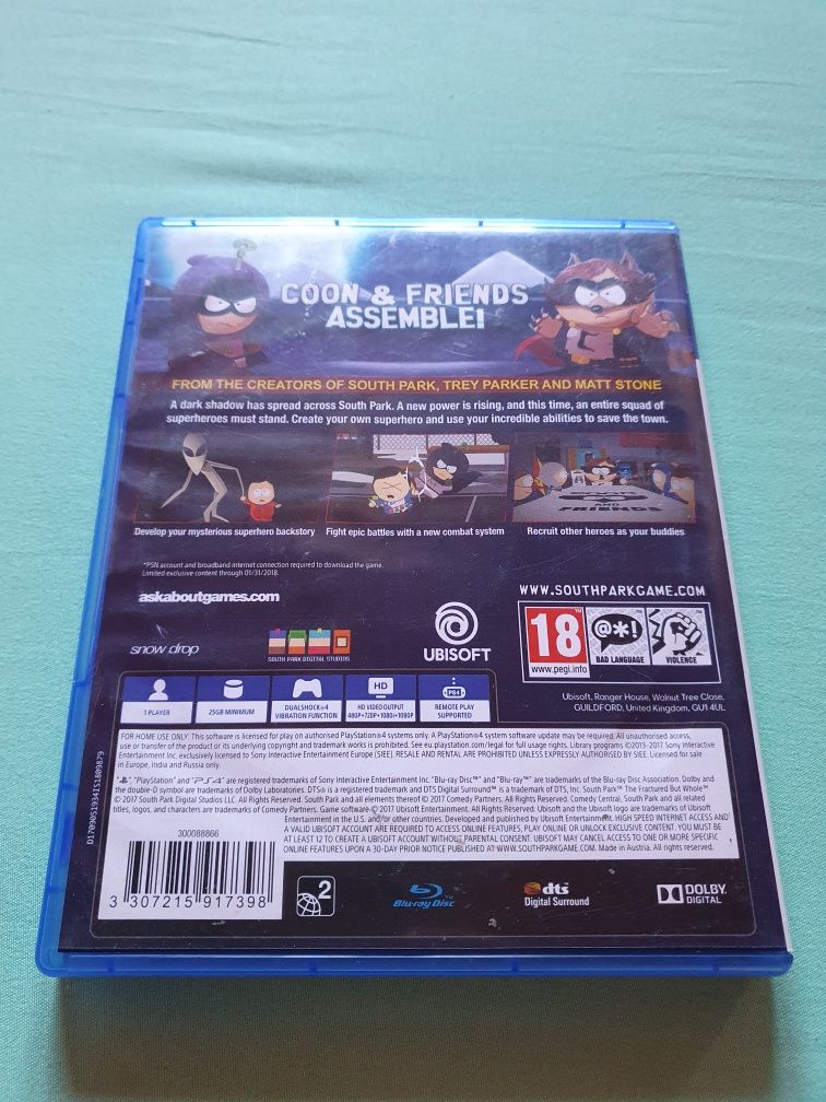 PS4 South Park The Fractured but Whole