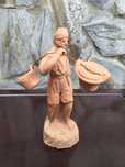 Escultura Portuguesa em terracota Séc XIX 17 cm Caldas Da Rainha