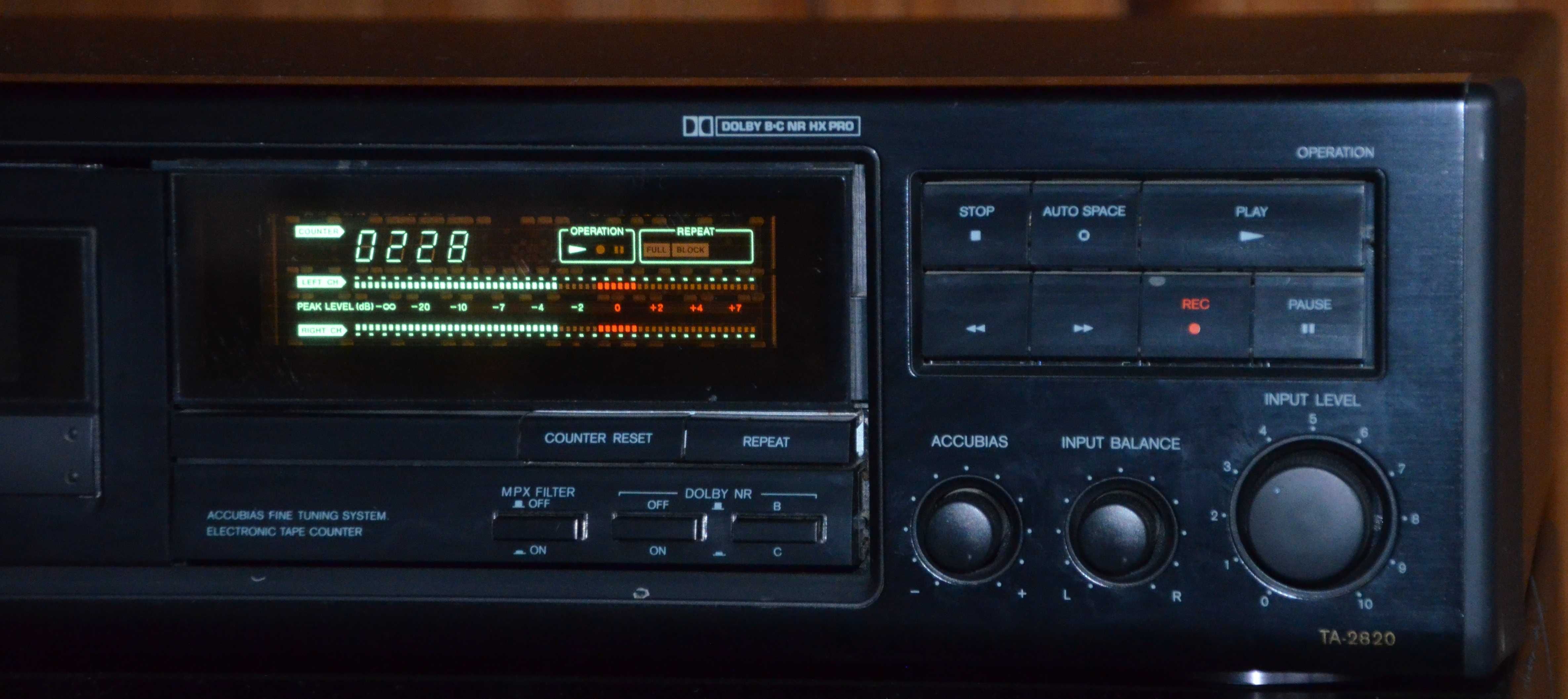 Onkyo TA-2820 Magnetofon kasetowy stan wzorowy