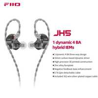 СРОЧНО Fiio JH5 Jade Audio HiFi Наушники 1DD+4BA / Hi-Res Audio