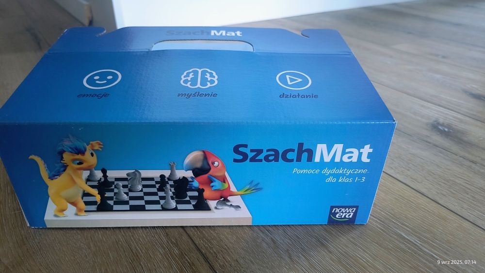 Szach Mat. Zestaw do nauki w szachy.Edukacja przez szachy w szkole.