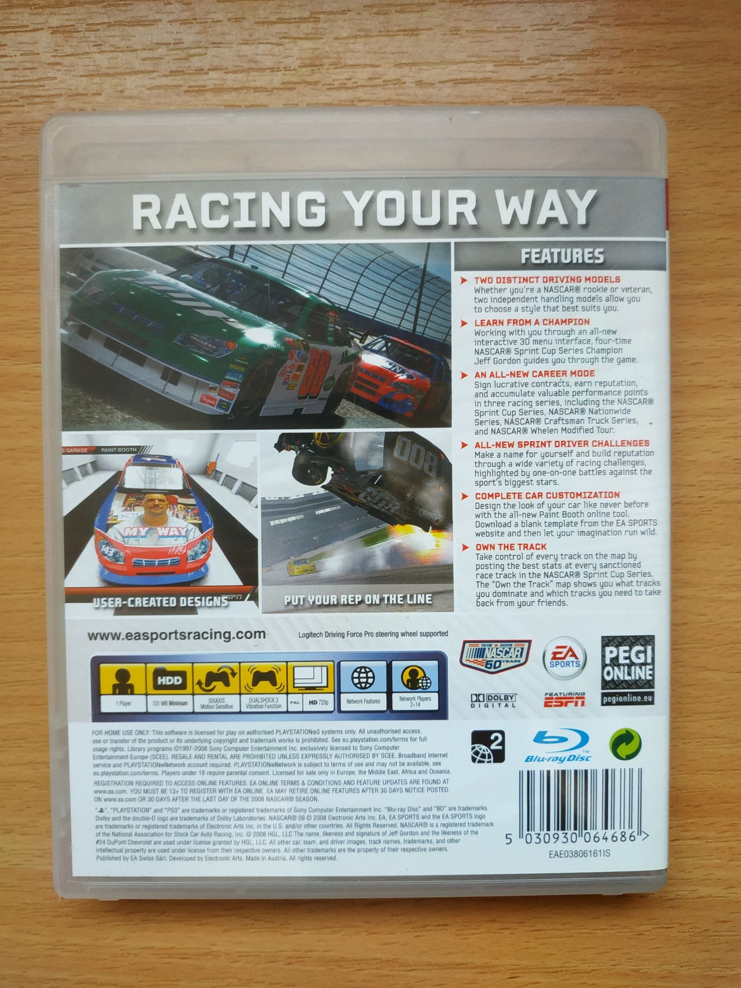 Nascar 09 ps3, stan bardzo dobry, możliwa wysyłka przez olx