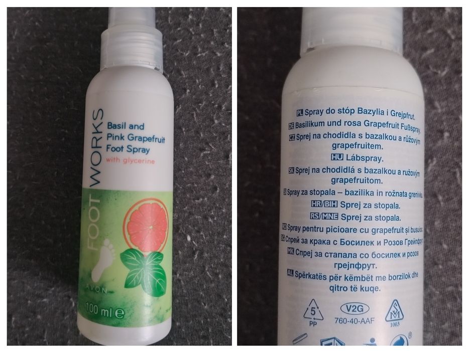 Avon Spray do stóp