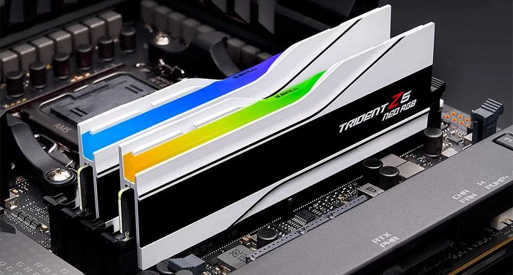 Пам'ять G.Skill Trident Z5 RGB White DDR5 32Gb (2x16Gb) 6400Mhz