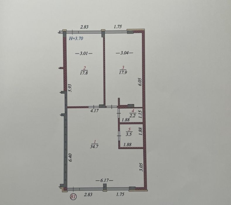 Комерційне приміщення. ЖК Парк Таун.