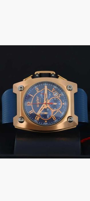 WYLER Geneve Code R gold 18K złoto 750 breitling panerai hublot omega