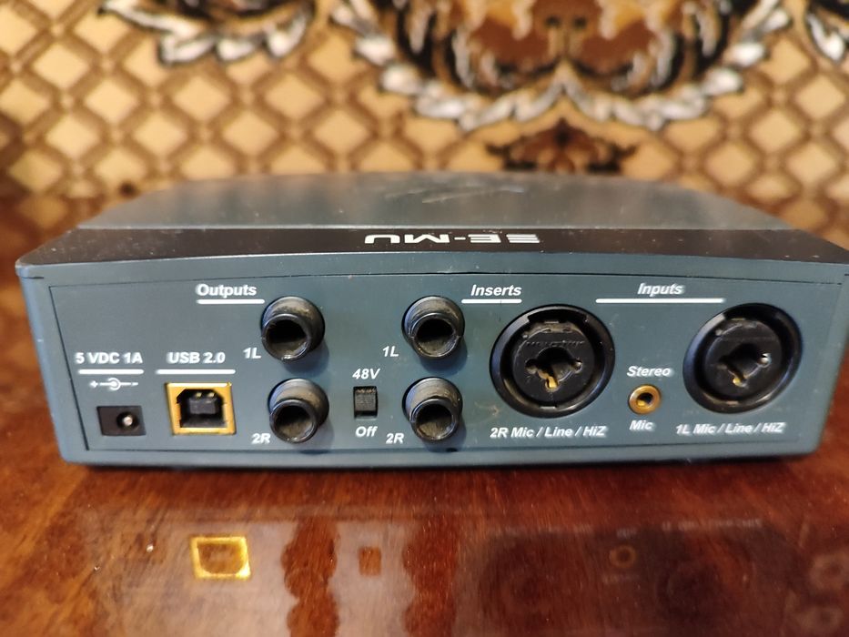 Конденсаторный микрофон и внешняя звуковая карта