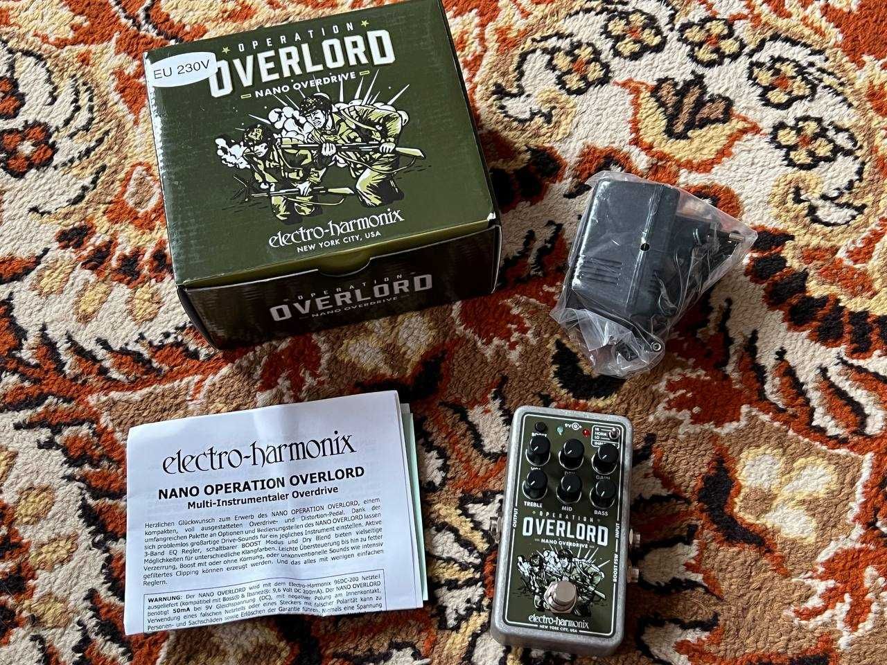 Нова педаль Electro-Harmonix Nano Operation Overlord