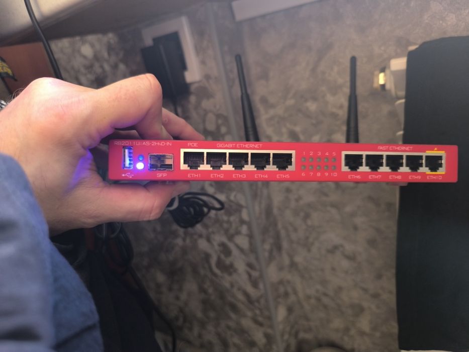 Маршрутизатор MikroTik rb2011uias-2hnd-in
