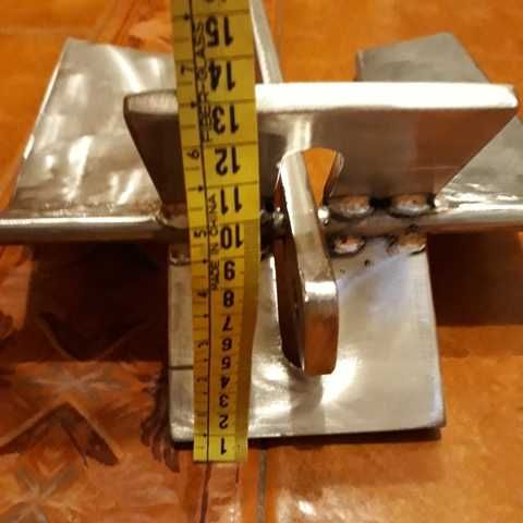 Ferro de fundear com modelo  Danforth - Fateixa - Ancora