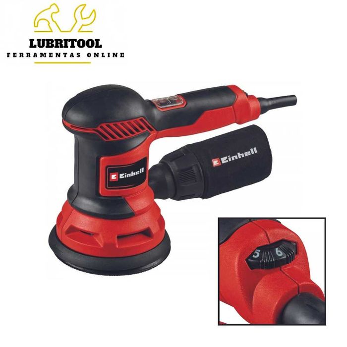 EINHELL Lixadora Excêntrica 425W 125mm 2,5mm 50026.44 | NOVAS