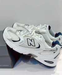 New Balance 530 White Silver Navy  39