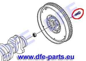 Śruba mocowania koła dwumasowego do Iveco Daily / Fiat Ducato 06→