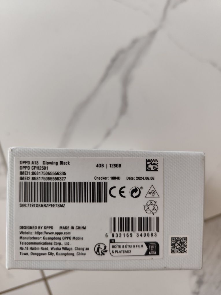Смартфон OPPO A18 4/128GB