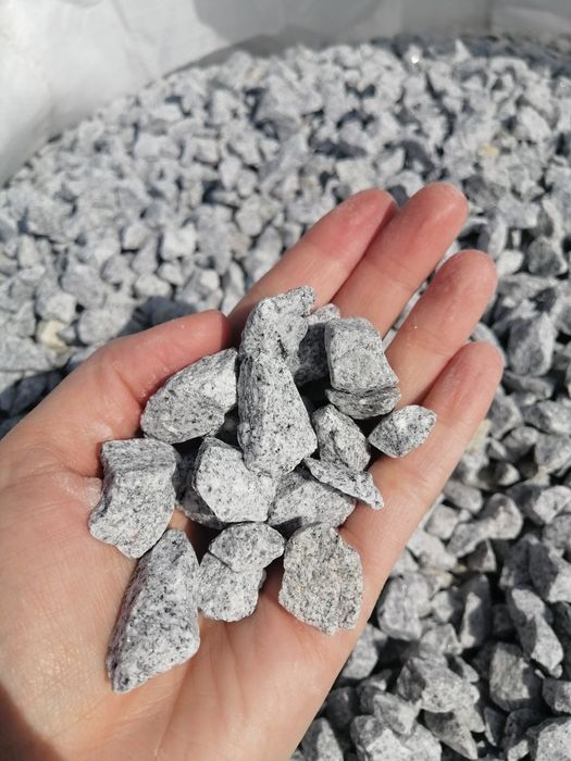 Grys GRANIT szary kamień naturalny ogród biały DOSTAWA + głaz gratis!