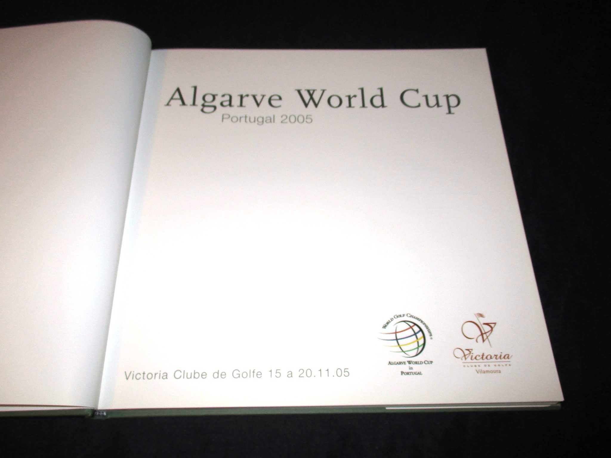 Livro Algarve World Cup Portugal 2005 Golf Vilamoura