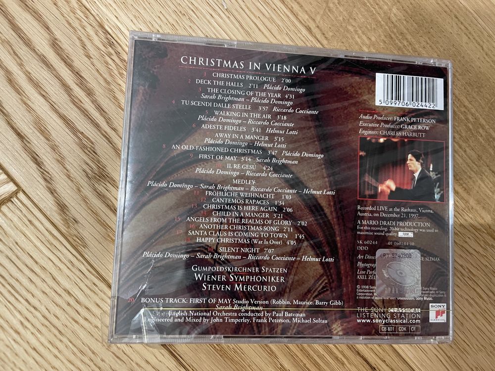 Nowa płyta CD Christmas in Vienna V 1997