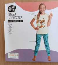 Piżamka dziewczęca - NOWA piżama roz. 134/140 - PIES