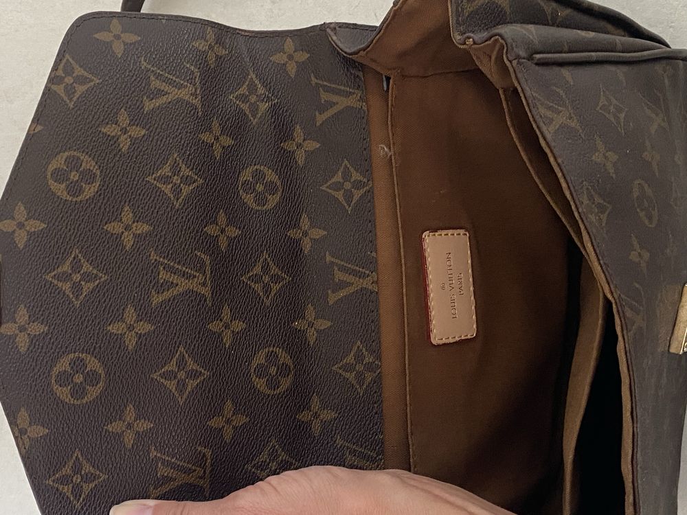 Louis Vuitton torebka listonoszka brązowa
