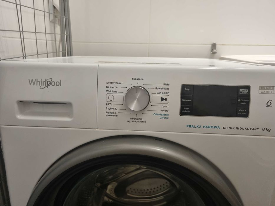 Pralka Whirpool. Uzywana 1,5roku + ubezpieczenie