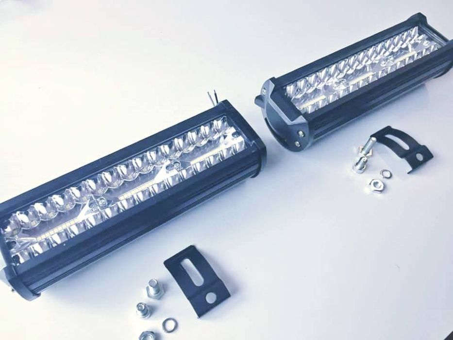 2 x 180W Lampy LED dalekosiężna i rozproszona 18000Lm wodoszczelne
