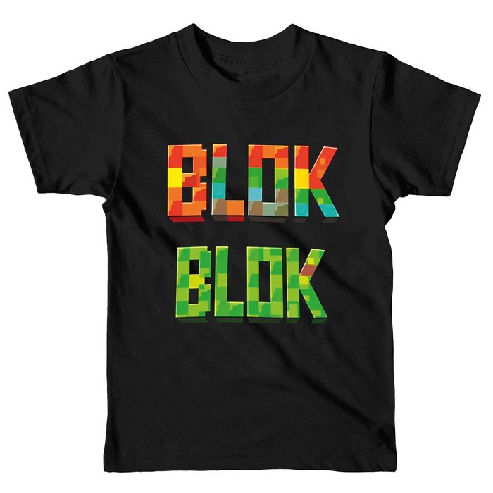 koszulka w stylu gry minecraft, koszulka gracza styl gra minecraft