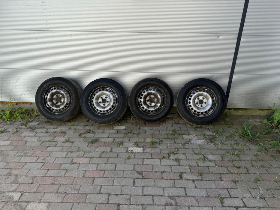 4x Opony koła zimowe 215/65r16c 5x120 vw t5 t6 transporter volkswagen falken