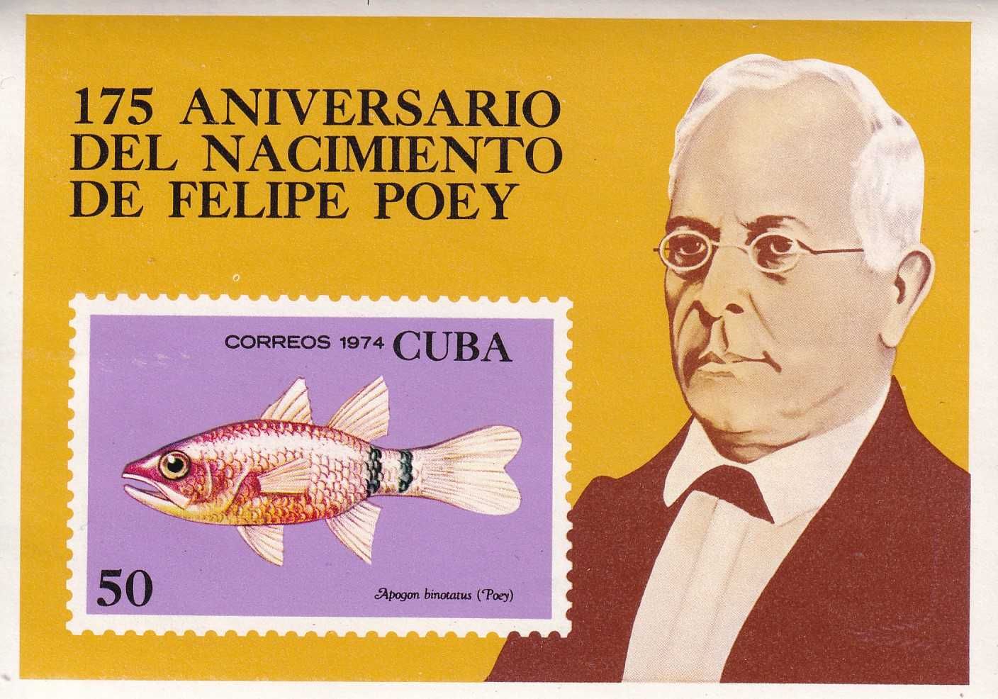 Kuba 1974 cena 4,40 zł kat.6€ - ryby