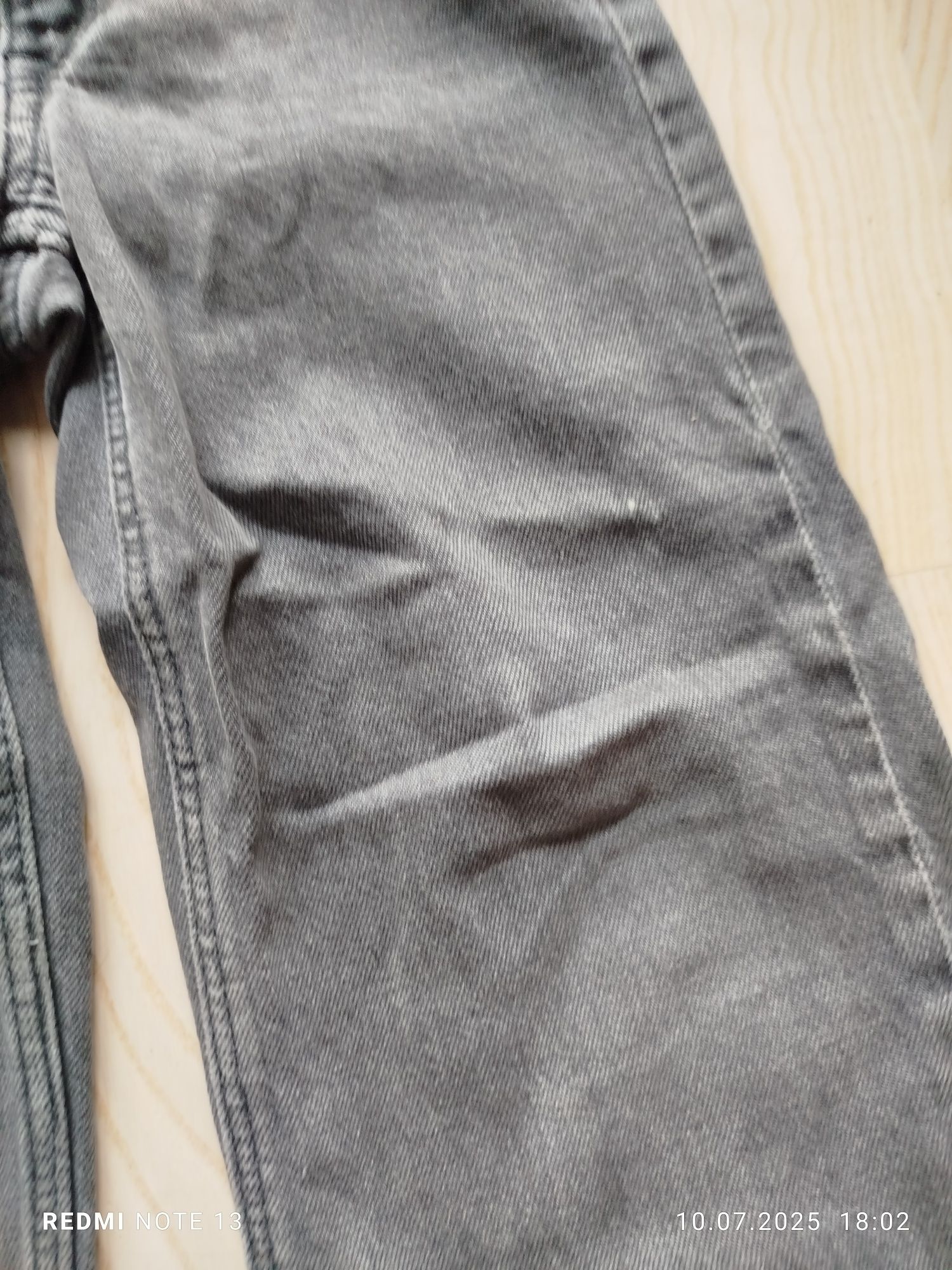Szerokie spodnie jeansowe dżinsowe jeansy dżinsy H&M 110