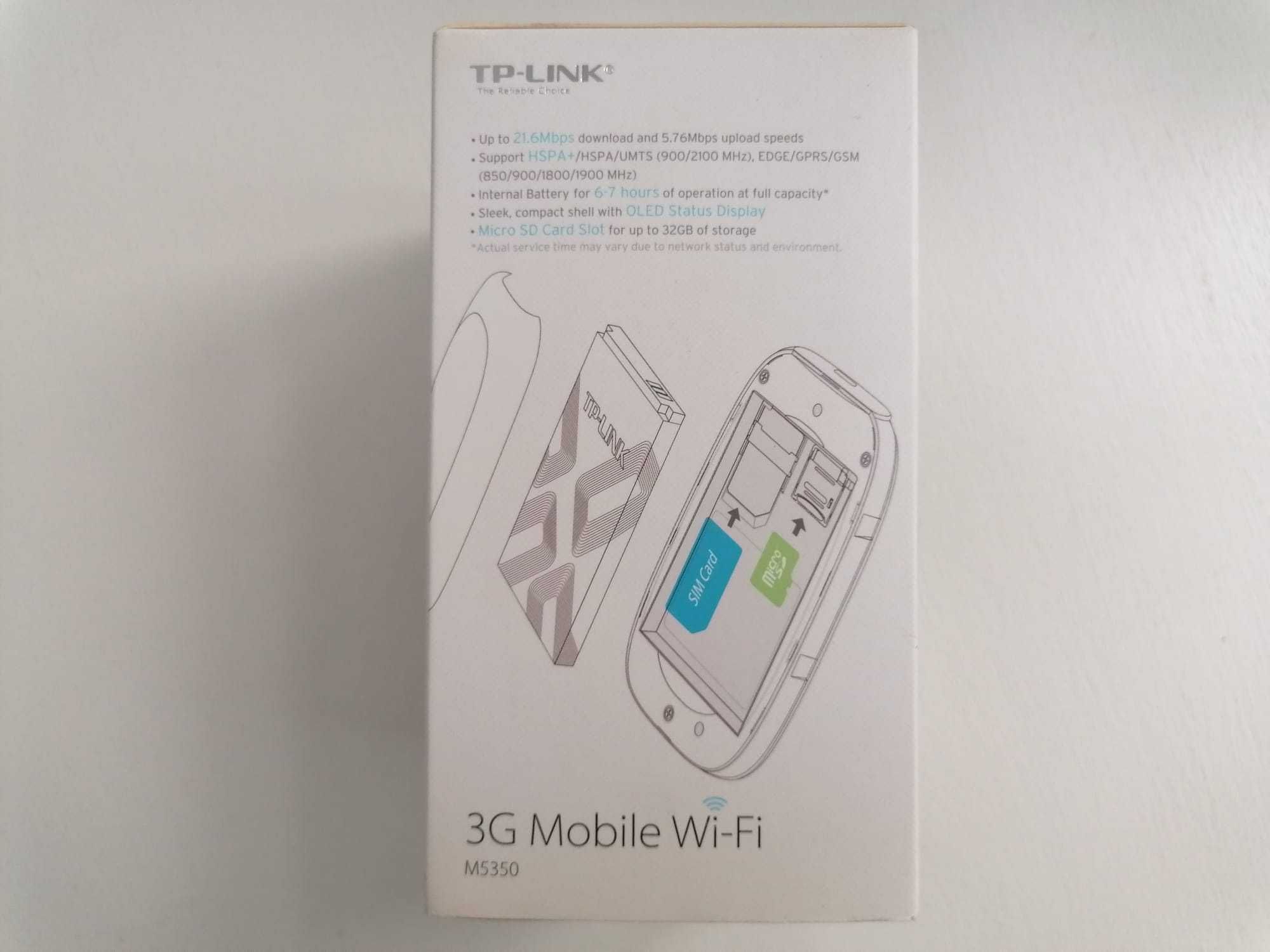 Hotspot 3G mobile WI-FI - TP-Link M5350 - Novo