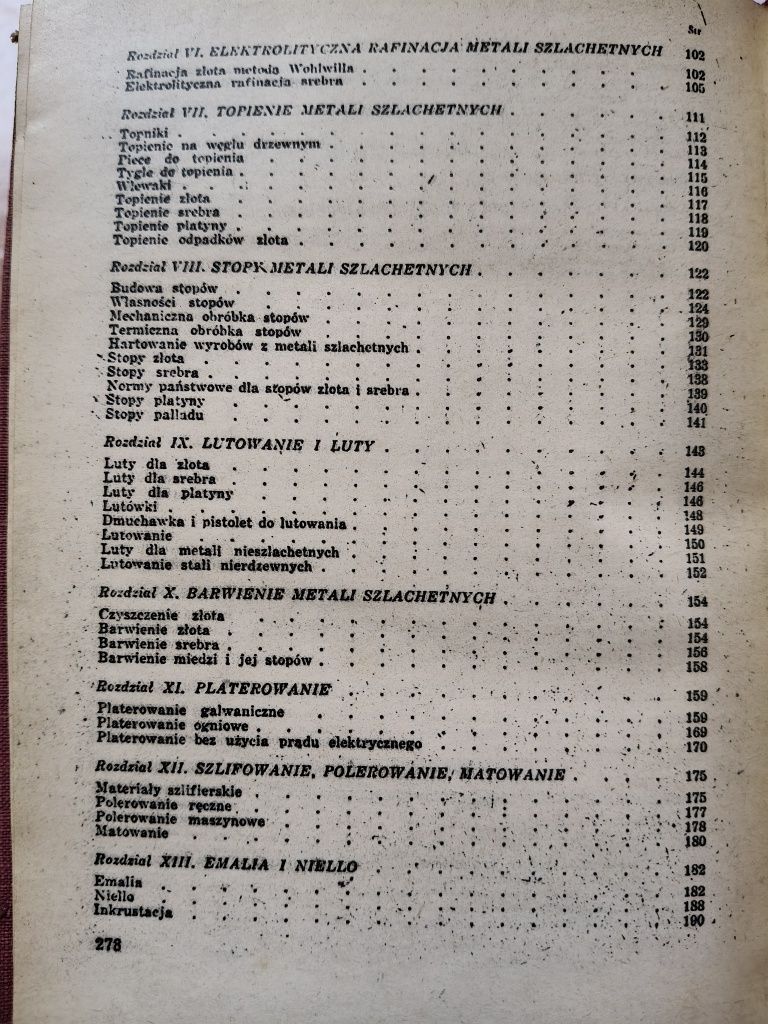 Złotnictwo i probiernictwo - Franciszek Zastawniak 1956